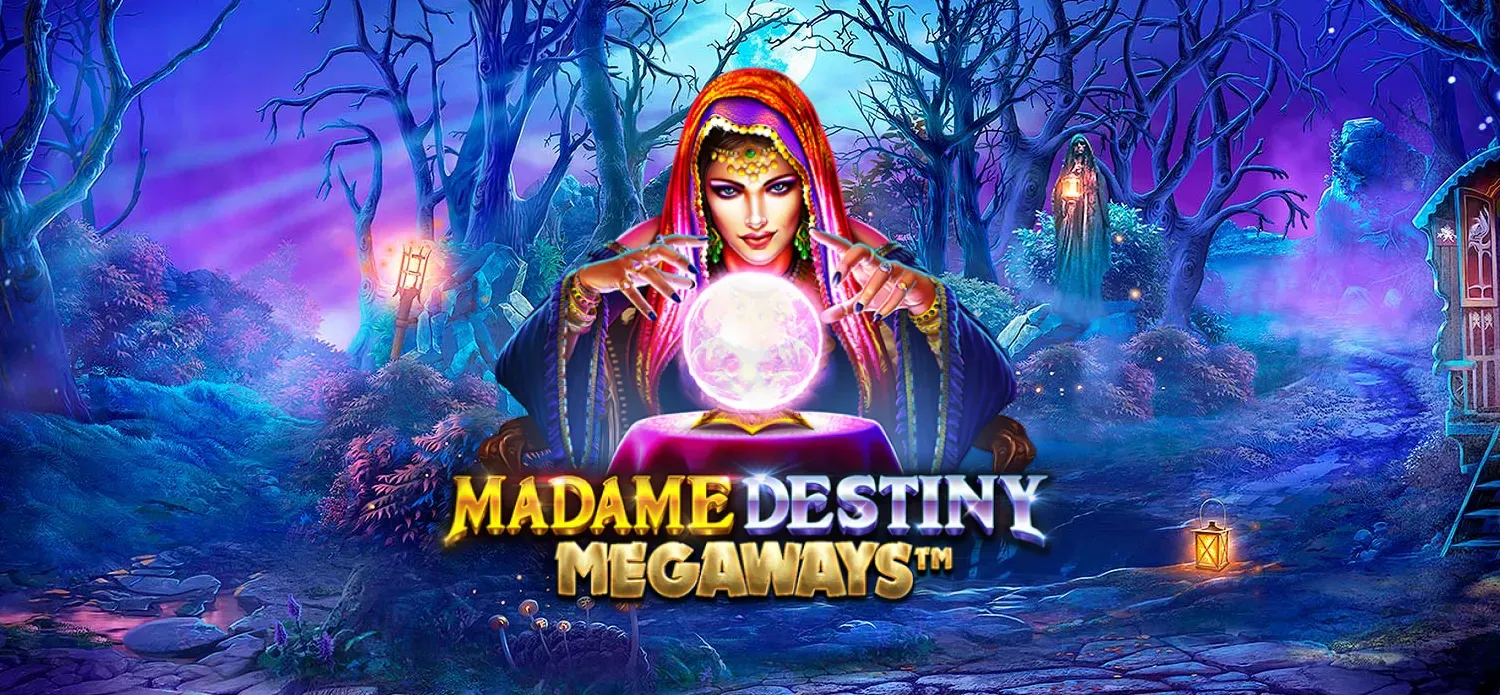 Logo des Online Slots Madame Destiny Megaways